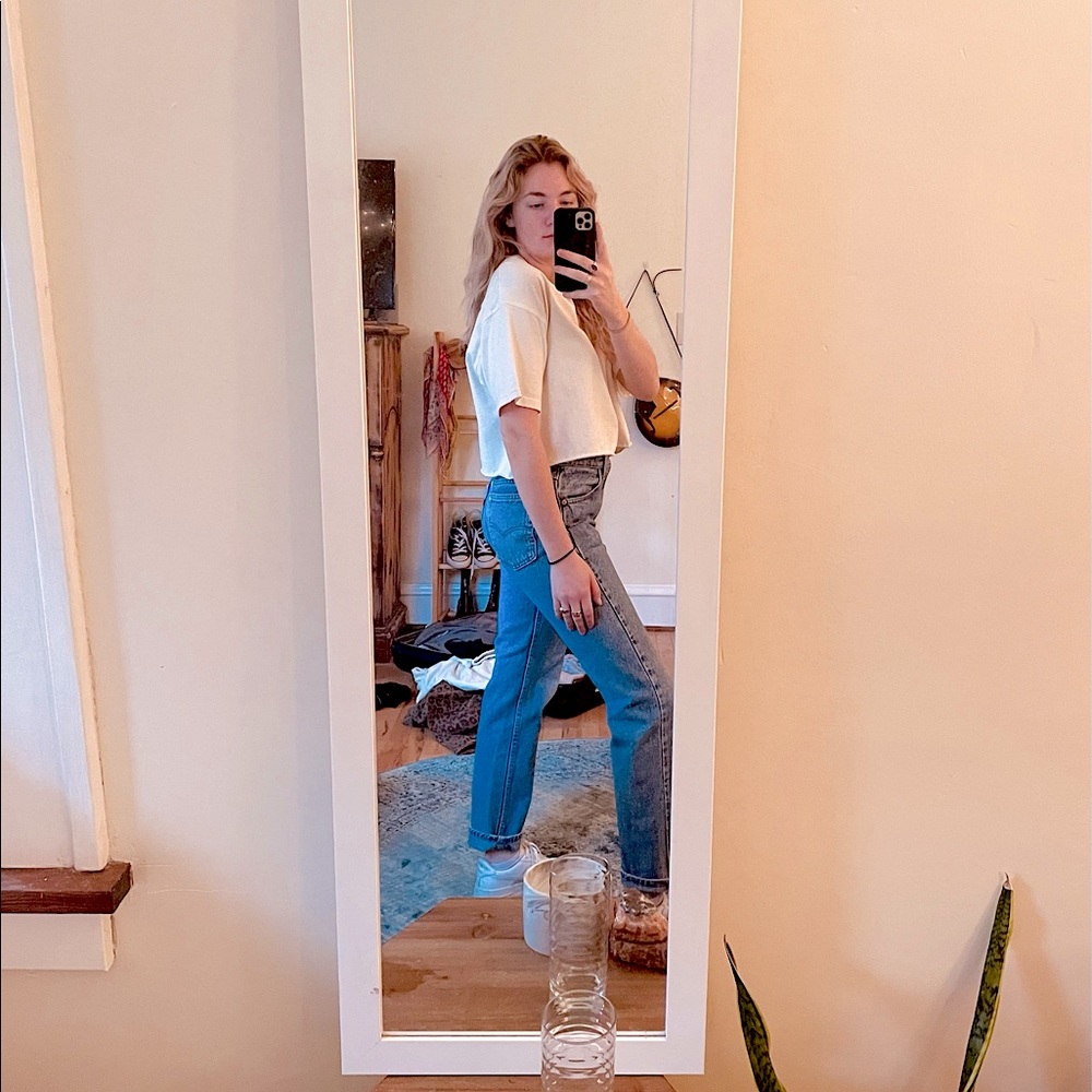 Urban Outfitters cropped white top